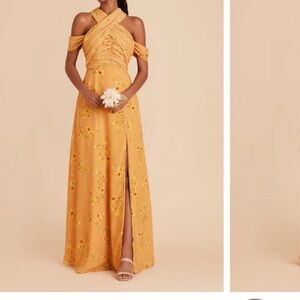 Birdy Grey Clara Dress Chiffon Marigold le Fleur